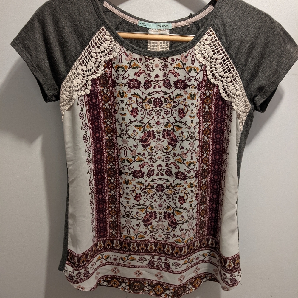 Crochet Detail Shirt